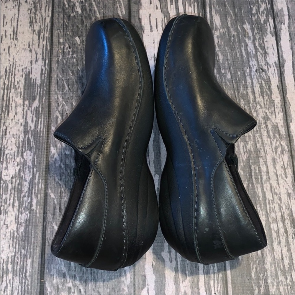 Timberland Black Leather Clogs Shoes Size 6.5 M - Picture 3 of 7